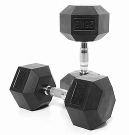 25kg hexagon dumbbell