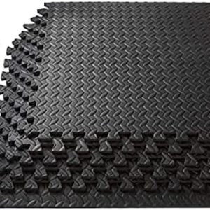 Interlocking floor mat