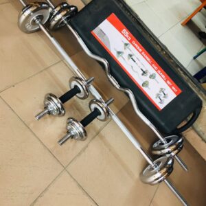 55KG ADJUSTABLE CHROME BOX DUMBBELLS